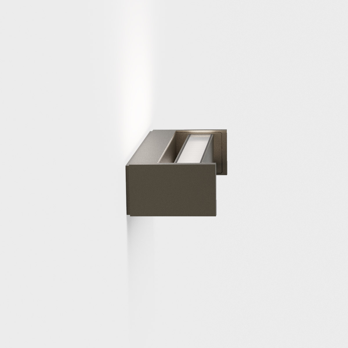 IP44.DE Slat One LED Wand- / Deckenleuchte, cool brown (braun)
