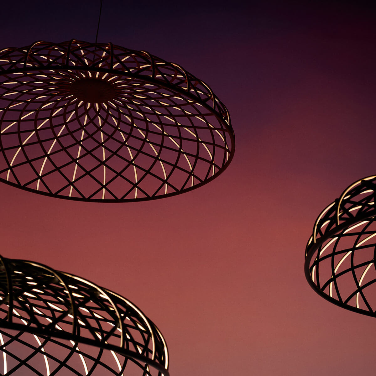 Flos Skynest LED Pendelleuchte, anthrazit (©Alessandro Oliva)