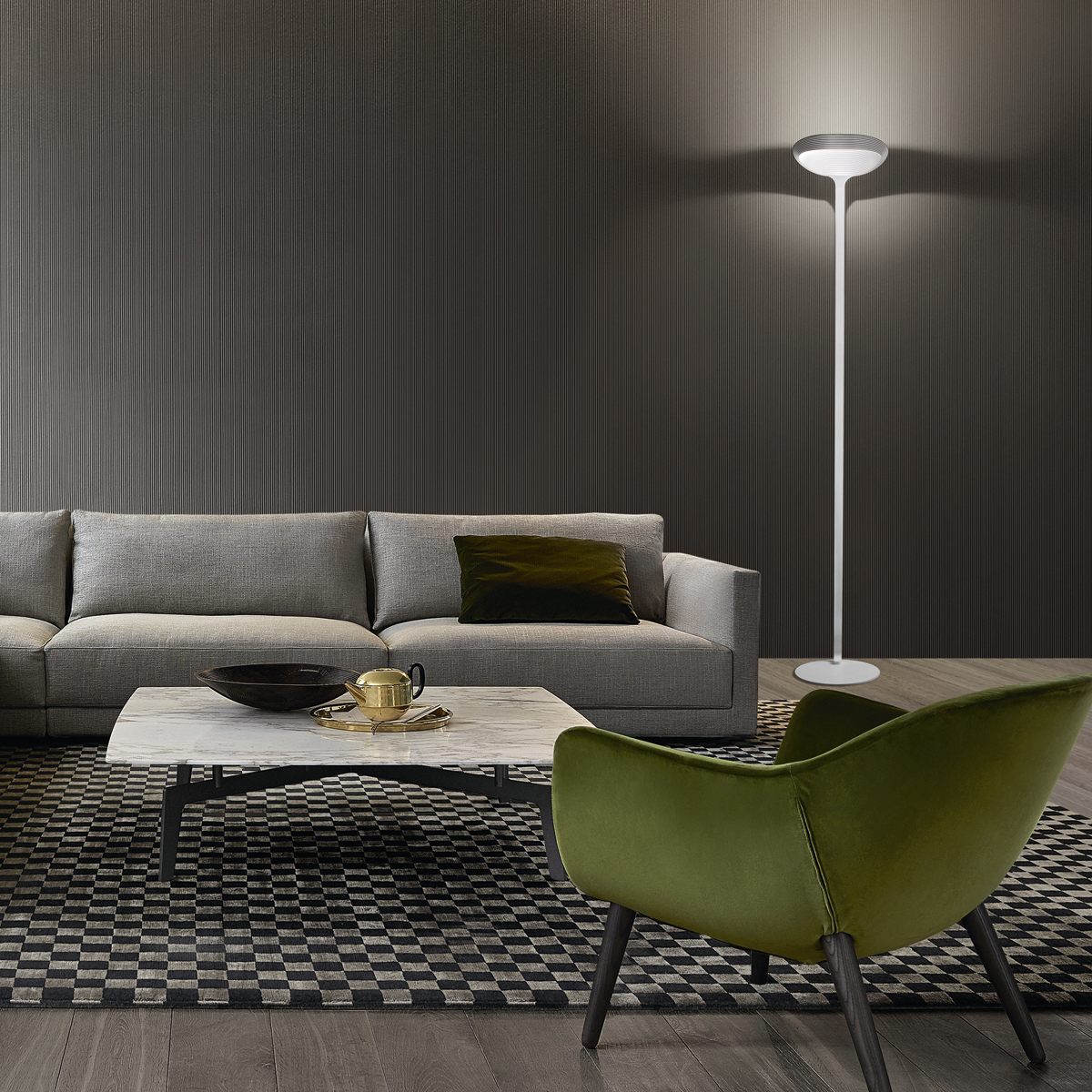 Cini & Nils Sestessa Terra LED, weiß