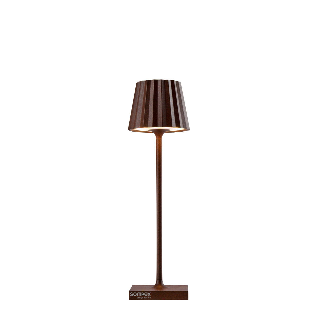 Sompex Troll Nano LED Akkuleuchte, braun