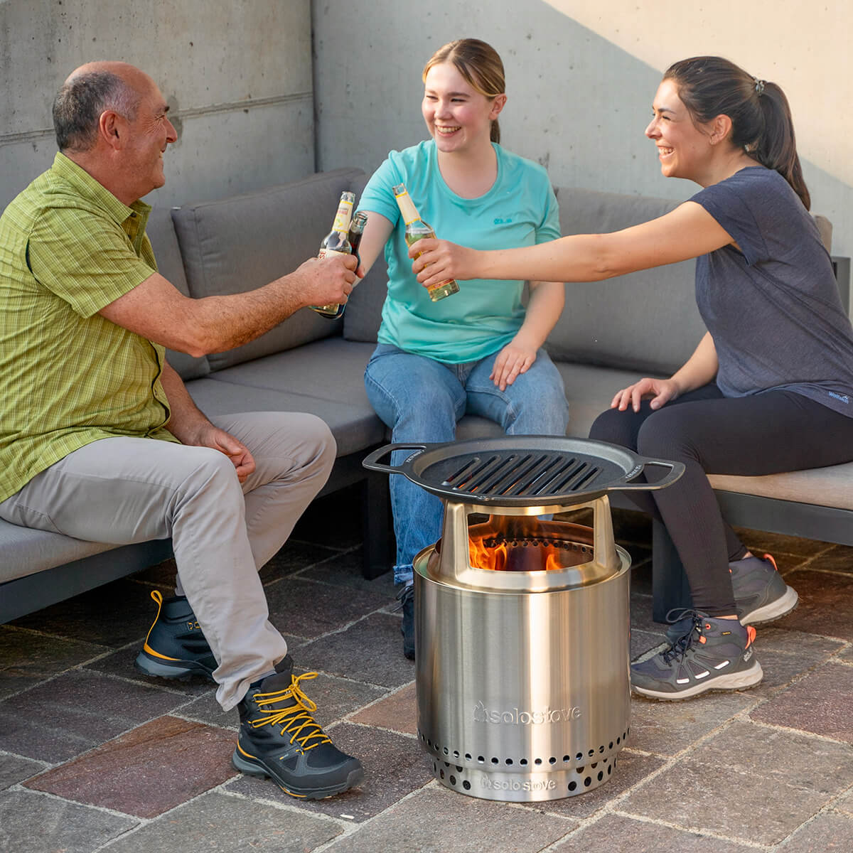 Ranger Gusseisen-Grillrost mit Aufsatz