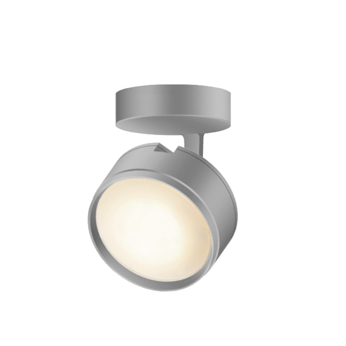 Bruck Tuto II AC W LED Wand- / Deckenaufbauleuchte, grau