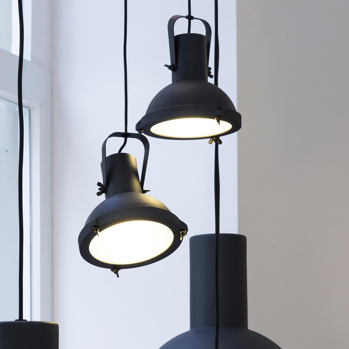 Nemo Projecteur 165 Sospensione, nachtblau