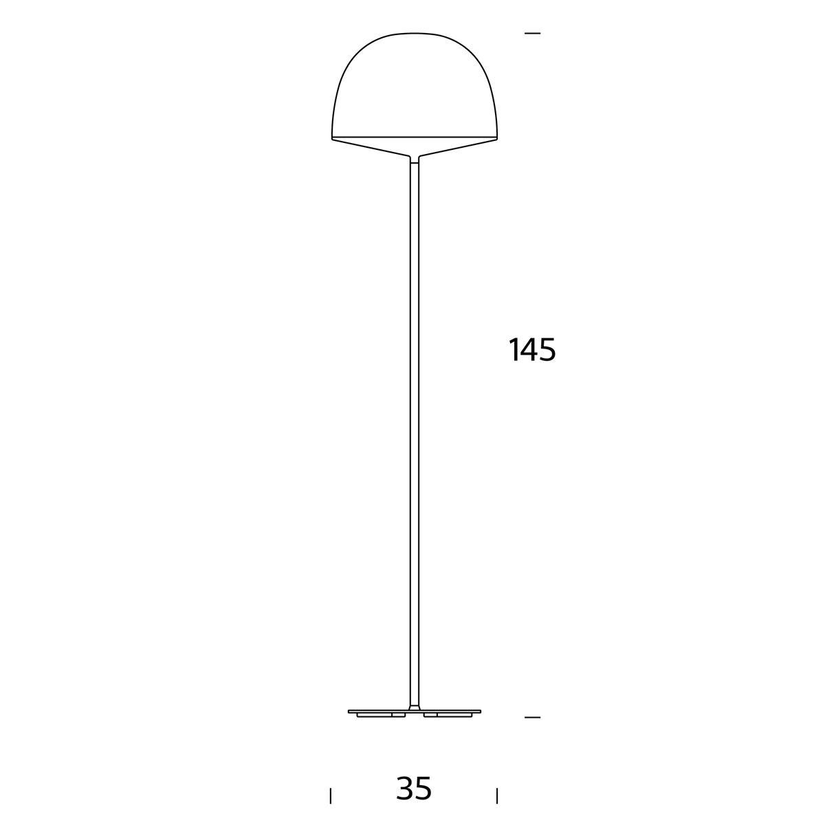 Fontana Arte Cheshire Stehleuchte