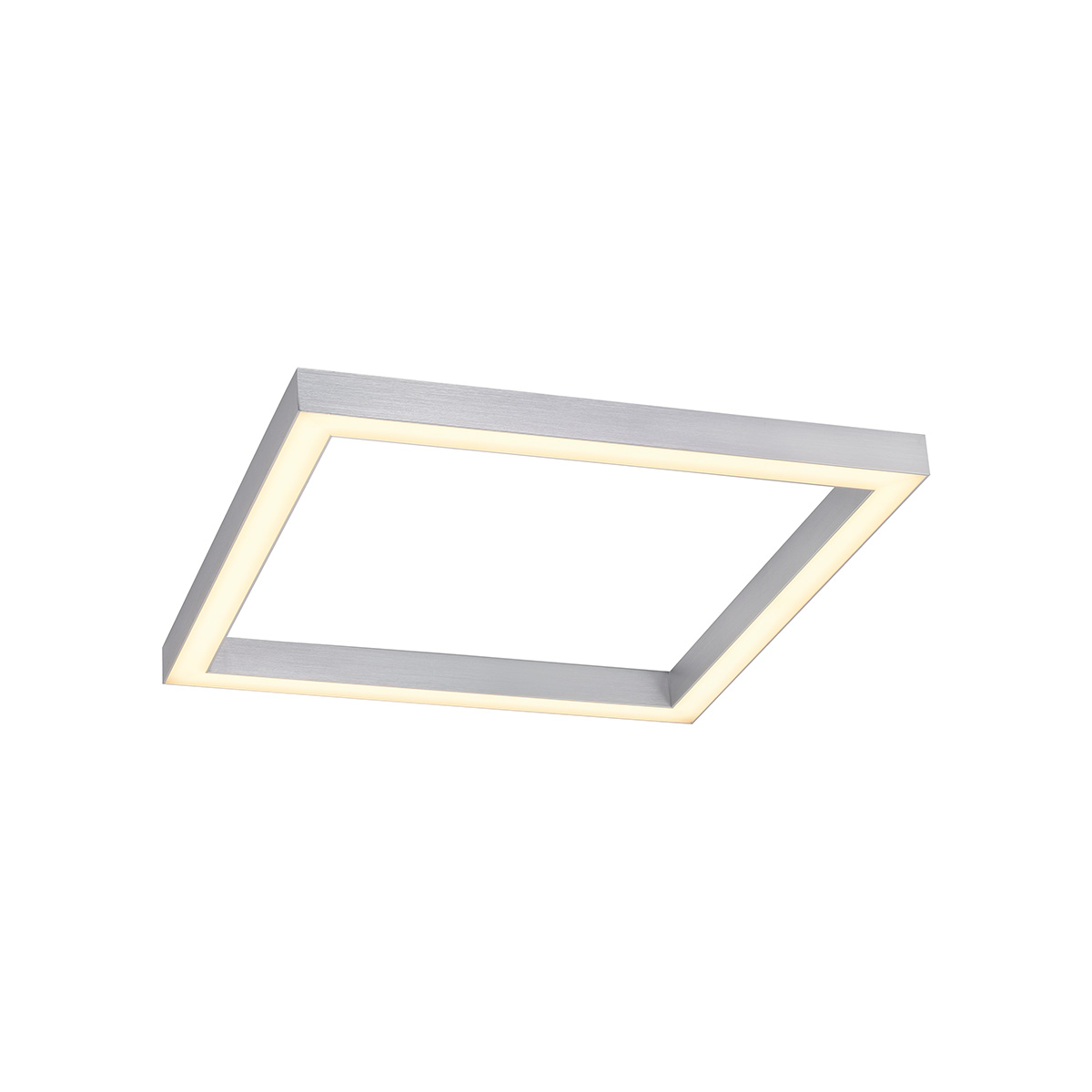 Neuhaus PURE Lines Square LED Deckenleuchte, 55 x 55 cm, Aluminium