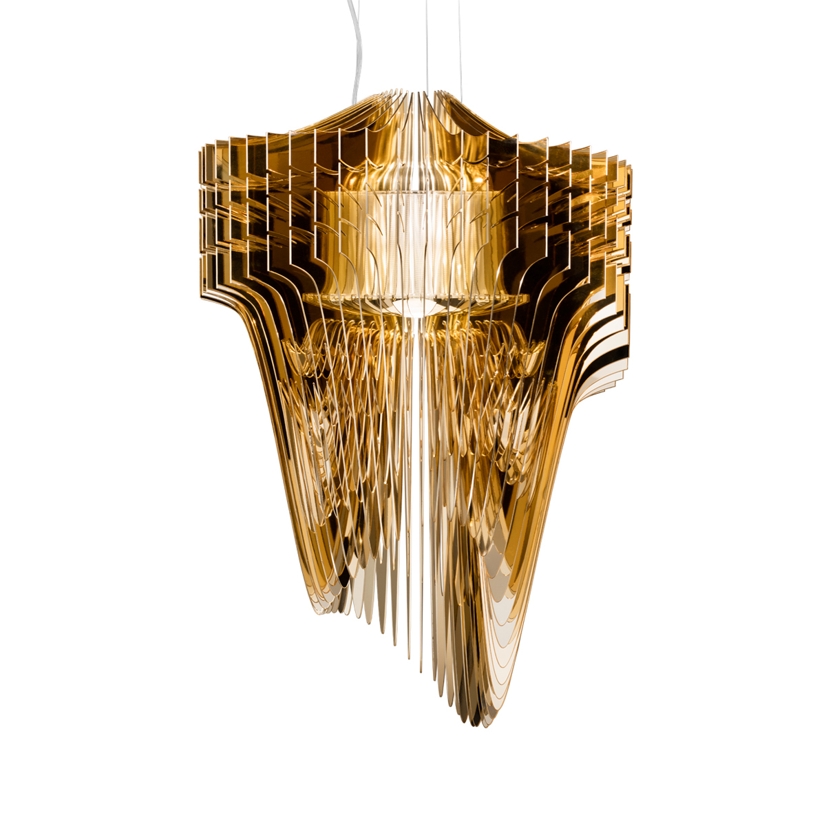 Slamp Aria Suspension Medium, Gold (golden)