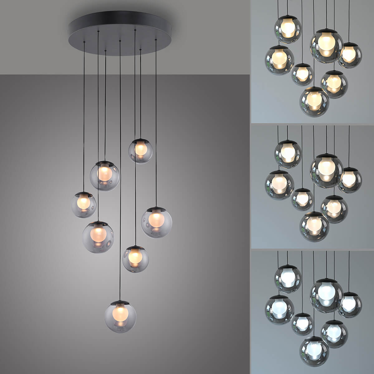 PURE Popup LED Pendelleuchte mit CCT