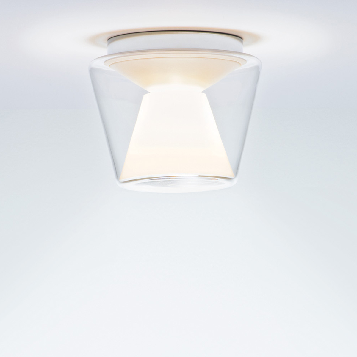 Serien.lighting Annex Ceiling Medium LED Deckenleuchte, Schirm klar / opal