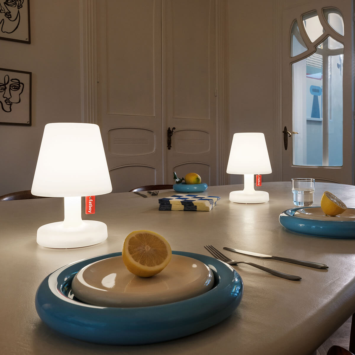Fatboy Edison the Petit LED Akkuleuchte, weiß