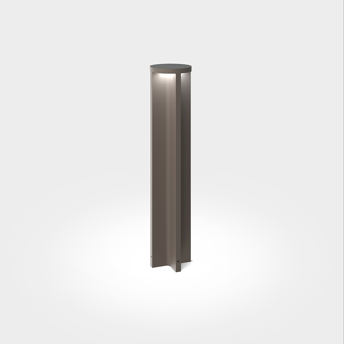 IP44.DE Mir R 70 LED Pollerleuchte, cool brown (braun)