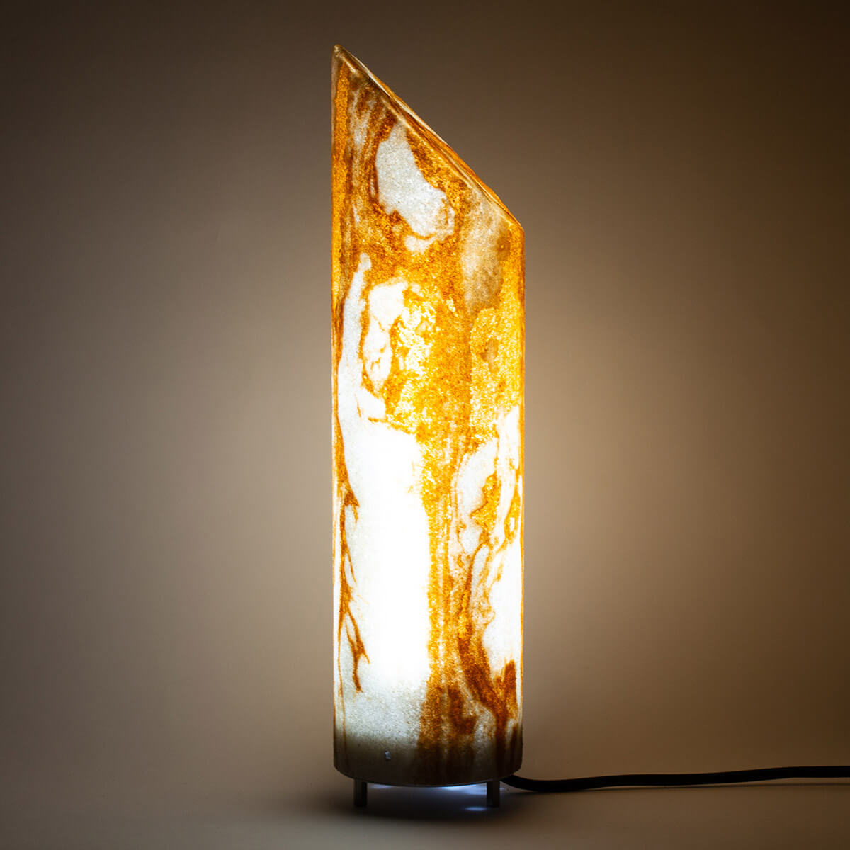 Epstein-Design Light Star Sahara CCT-LED Stehleuchte / Lichtsäule mit ZigBee, Höhe: 41 cm, Sandstein