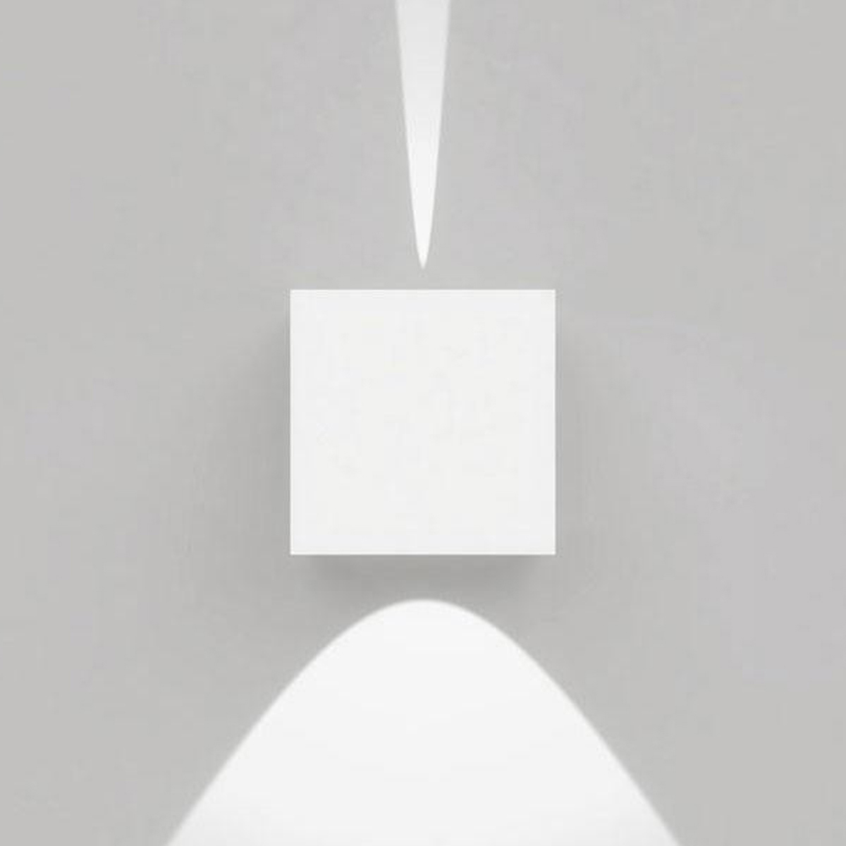 Artemide Outdoor Effetto 14S LED NL Außenwandleuchte, 1 x 5° und 1 x 50°, hellgrau