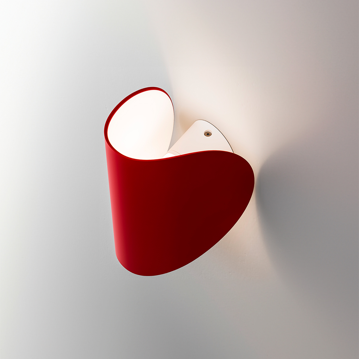 Fontana Arte Io LED Wandleuchte, rot