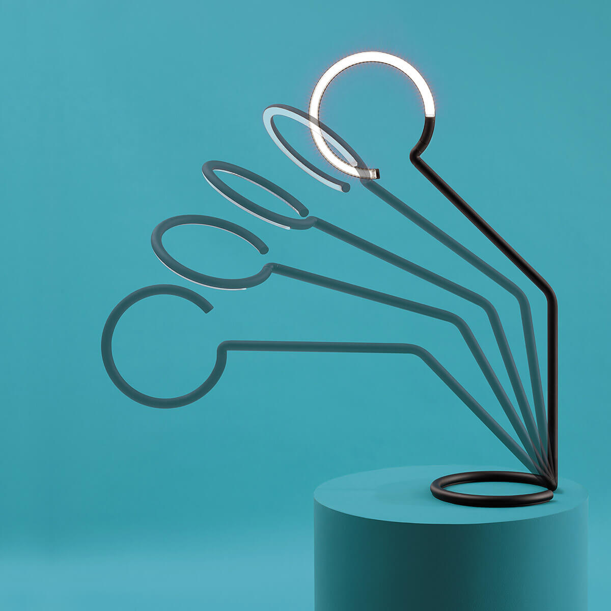 Artemide Vine Light LED Tavolo, schwarz (©Pierpaolo Ferrari)
