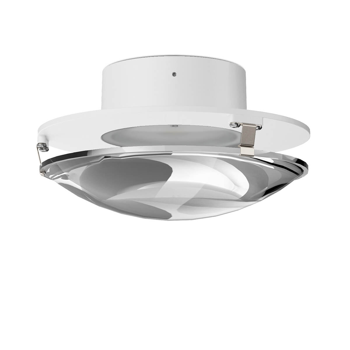 Top Light Paxx LED Deckenleuchte, weiß matt / Nickel