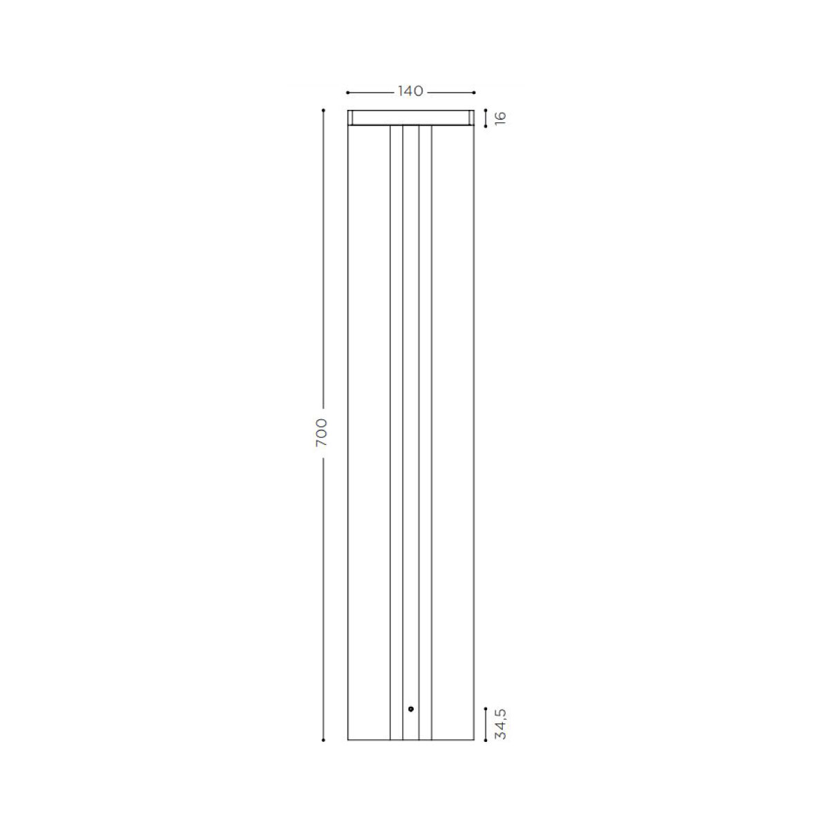 Mir X 70 LED Pollerleuchte