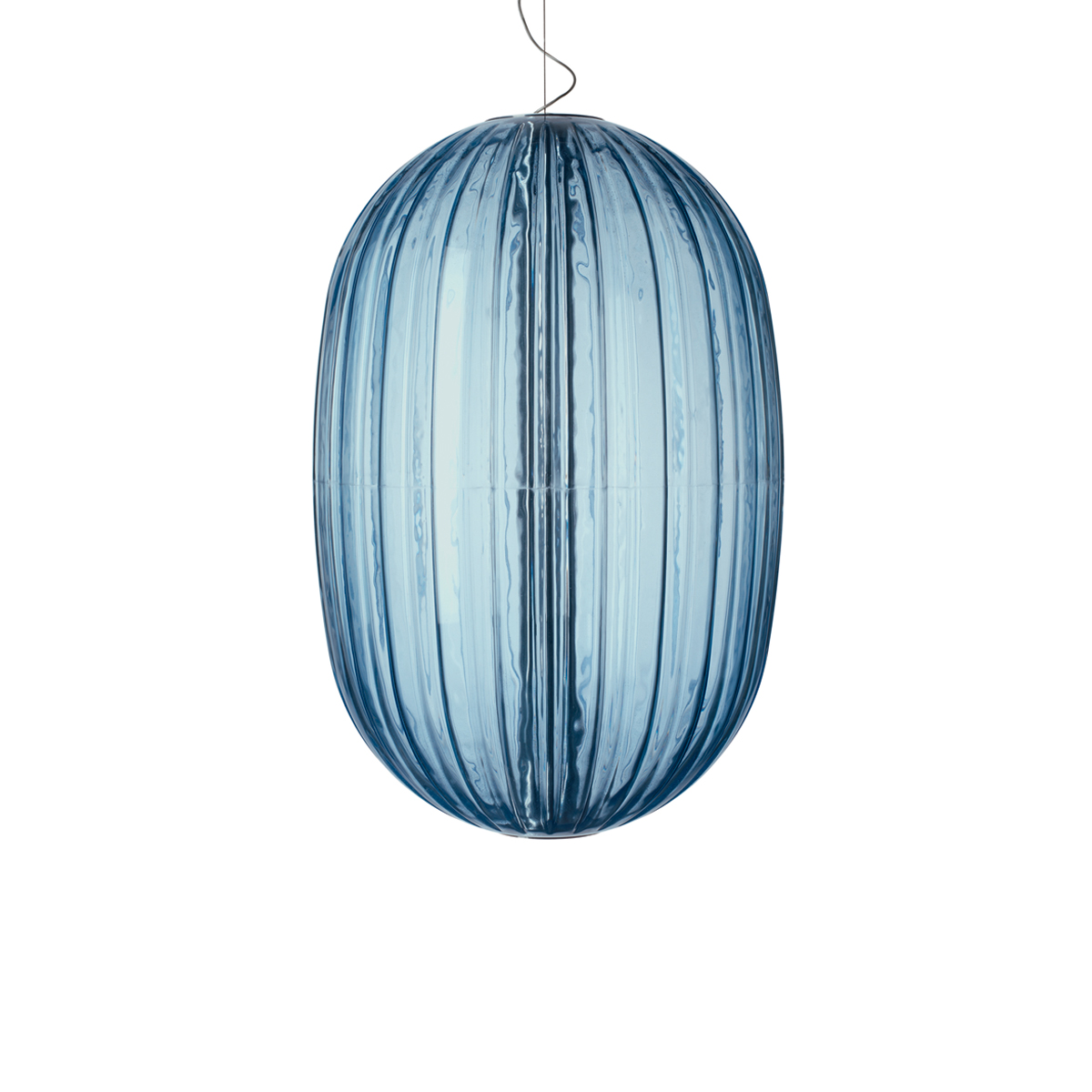 Foscarini Plass Media Sospensione, azzurro (blau)