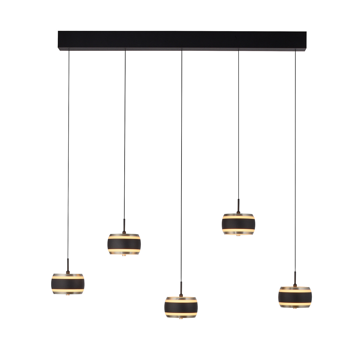 PURE Falling Rings LED Balken-Pendelleuchte