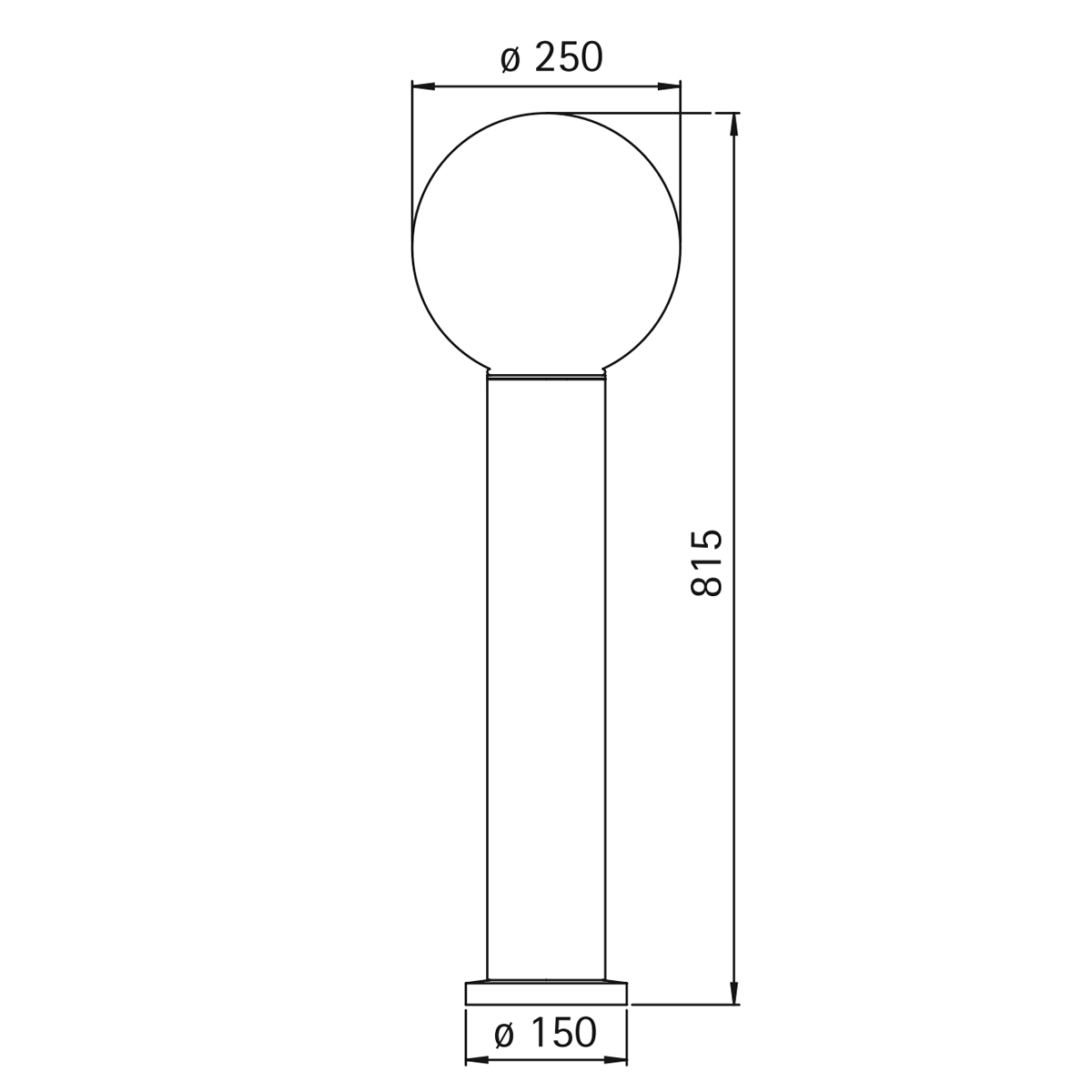 Albert Leuchten 2012 Pollerleuchte
