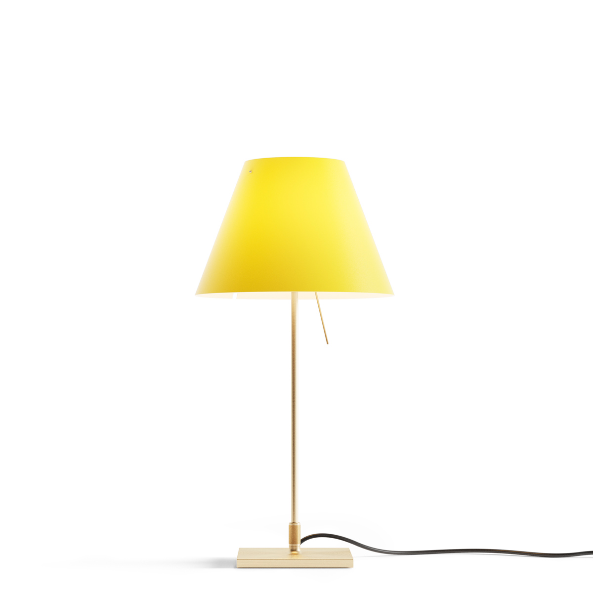 Schirm: kanariengelb