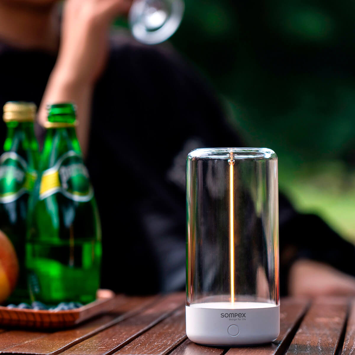 Sompex Pulse LED Akkuleuchte, weiß