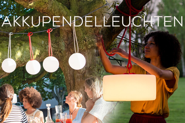 Kategoriebanner Akkupendelleuchten Outdoor Kategoriebanner Akkupendelleuchten Outdoor