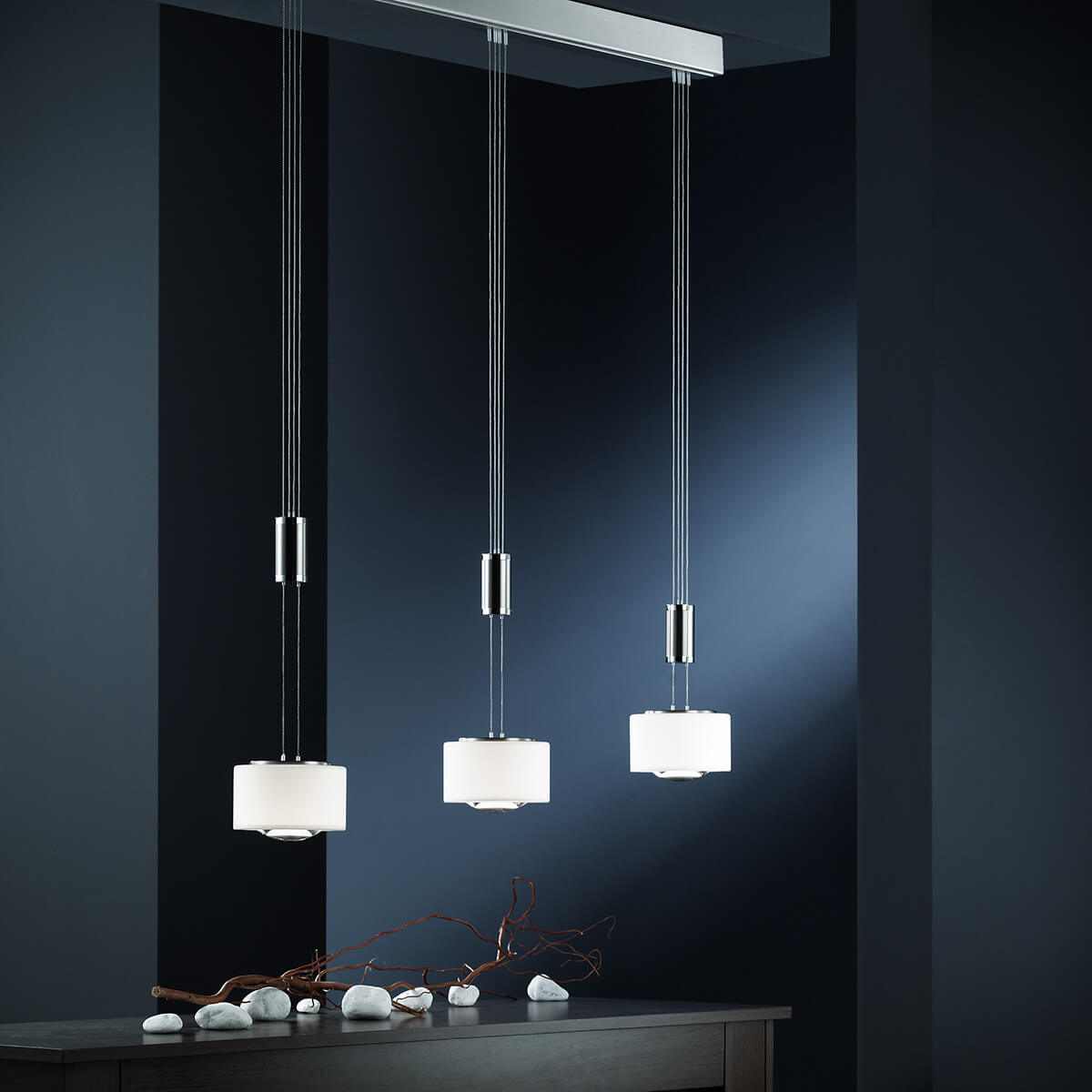 Frogeye LED Pendelleuchte, 3-flg.
