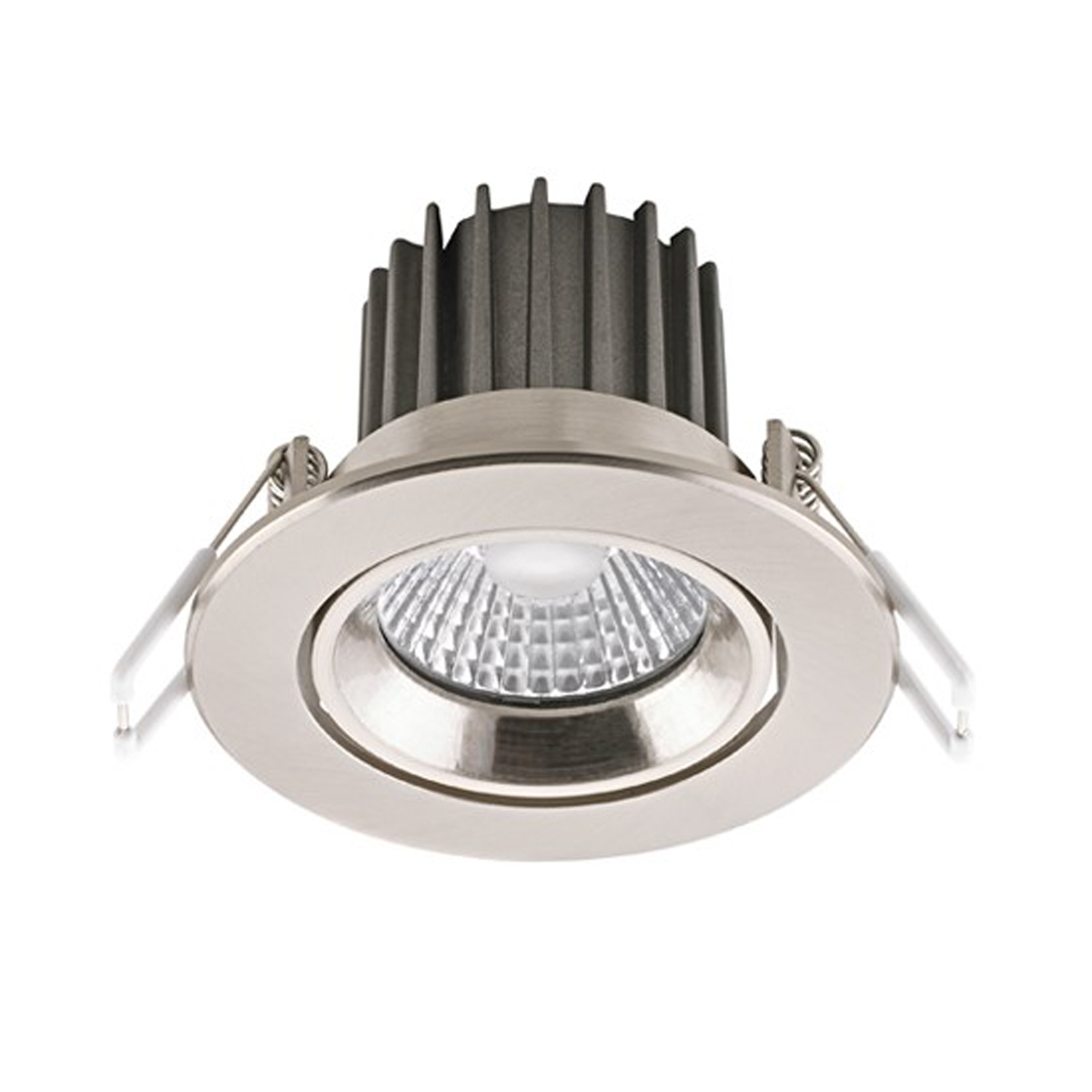 Sigor Haled LED Downlight Einbaustrahler, Dim-to-Warm, Nickel matt