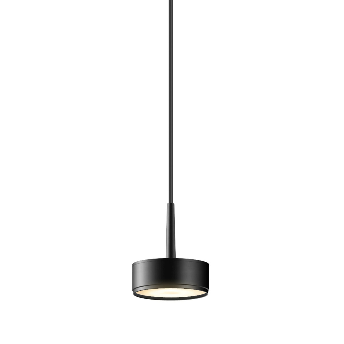 Bruck Duolare Tuto II DLR LED Pendel, schwarz
