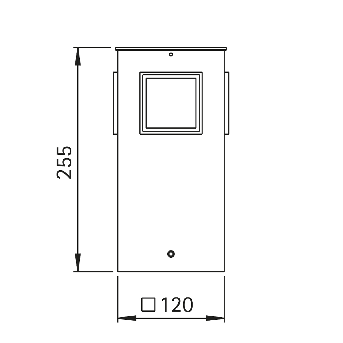 Albert Leuchten 692119 Steckdosensäule, 4-fach