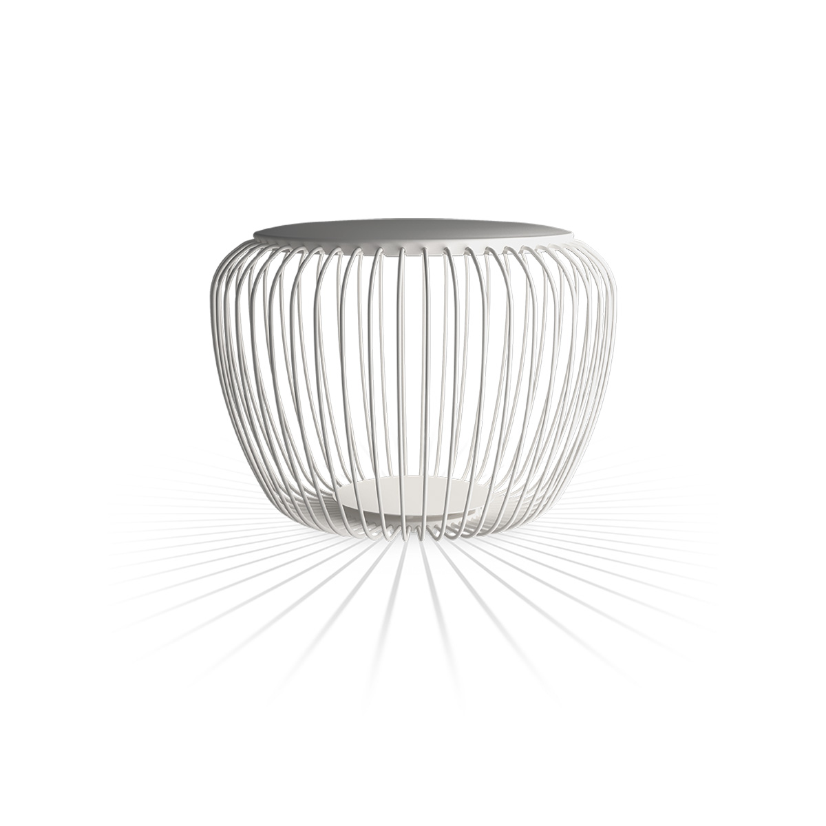 Vibia Meridiano 4710 LED Bodenleuchte, cremeweiß matt