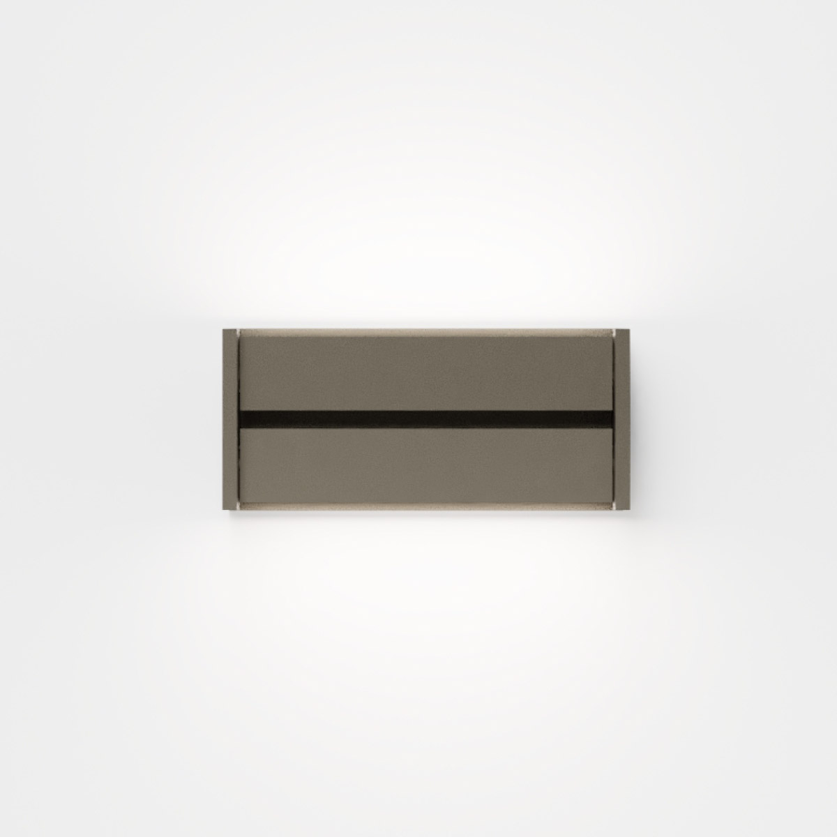 IP44.DE Slat LED Wand- / Deckenleuchte, cool brown (braun)
