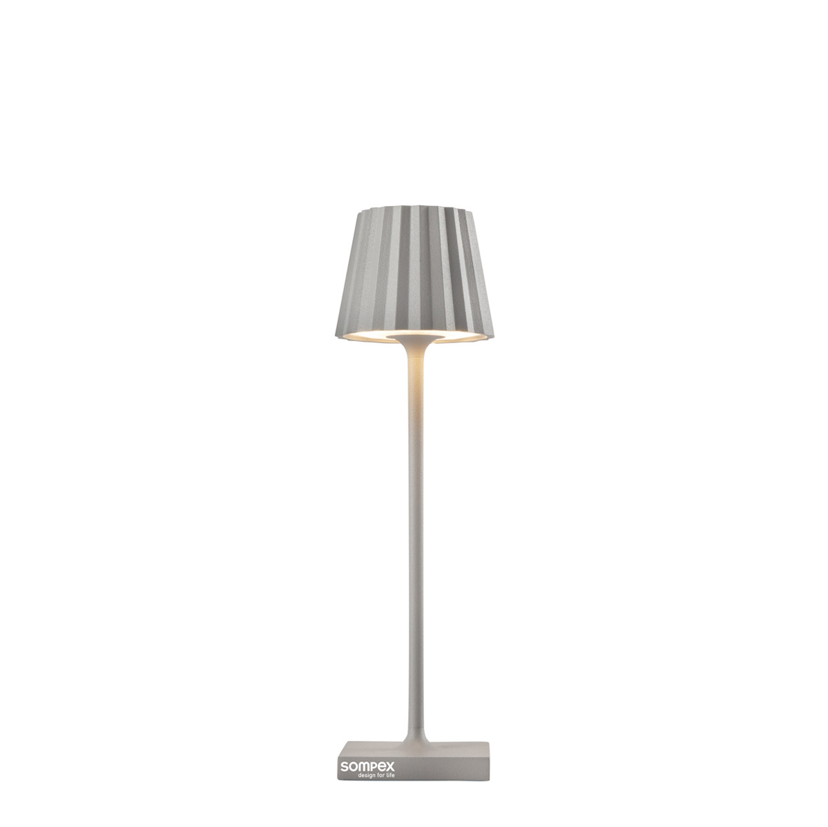 Sompex Troll Nano LED Akkuleuchte, grau