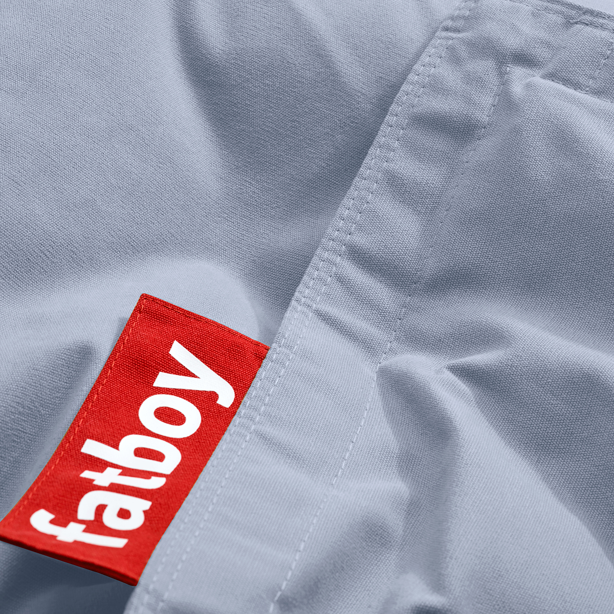 Fatboy Junior Stonewashed Sitzsack, Misty blue (hellblau)