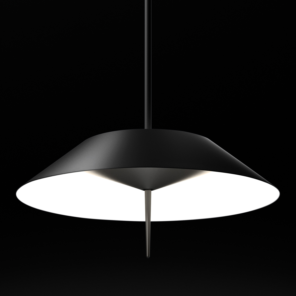Vibia Mayfair 5525 Pendelleuchte, graphitgrau matt