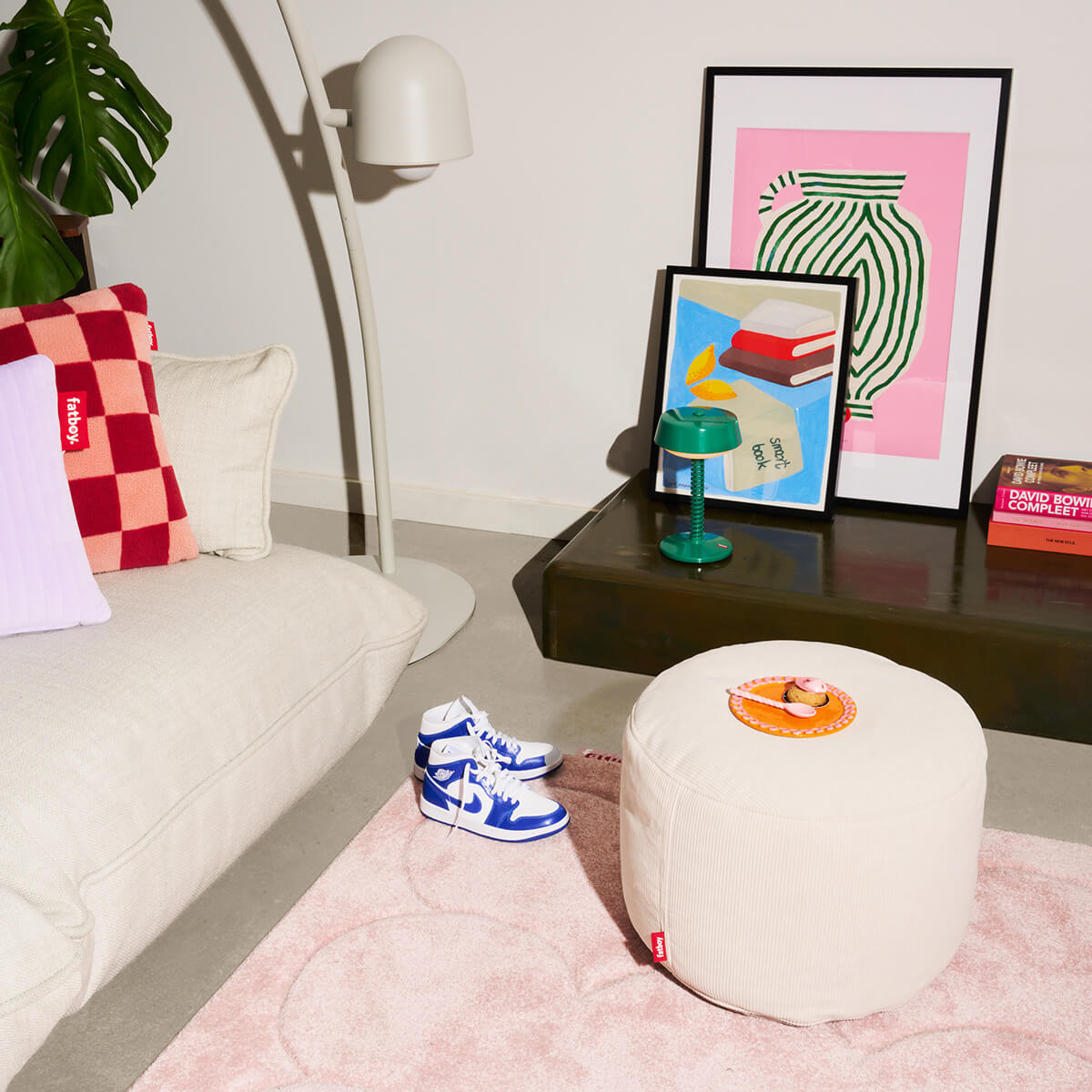 Recycled Point Cord Hocker