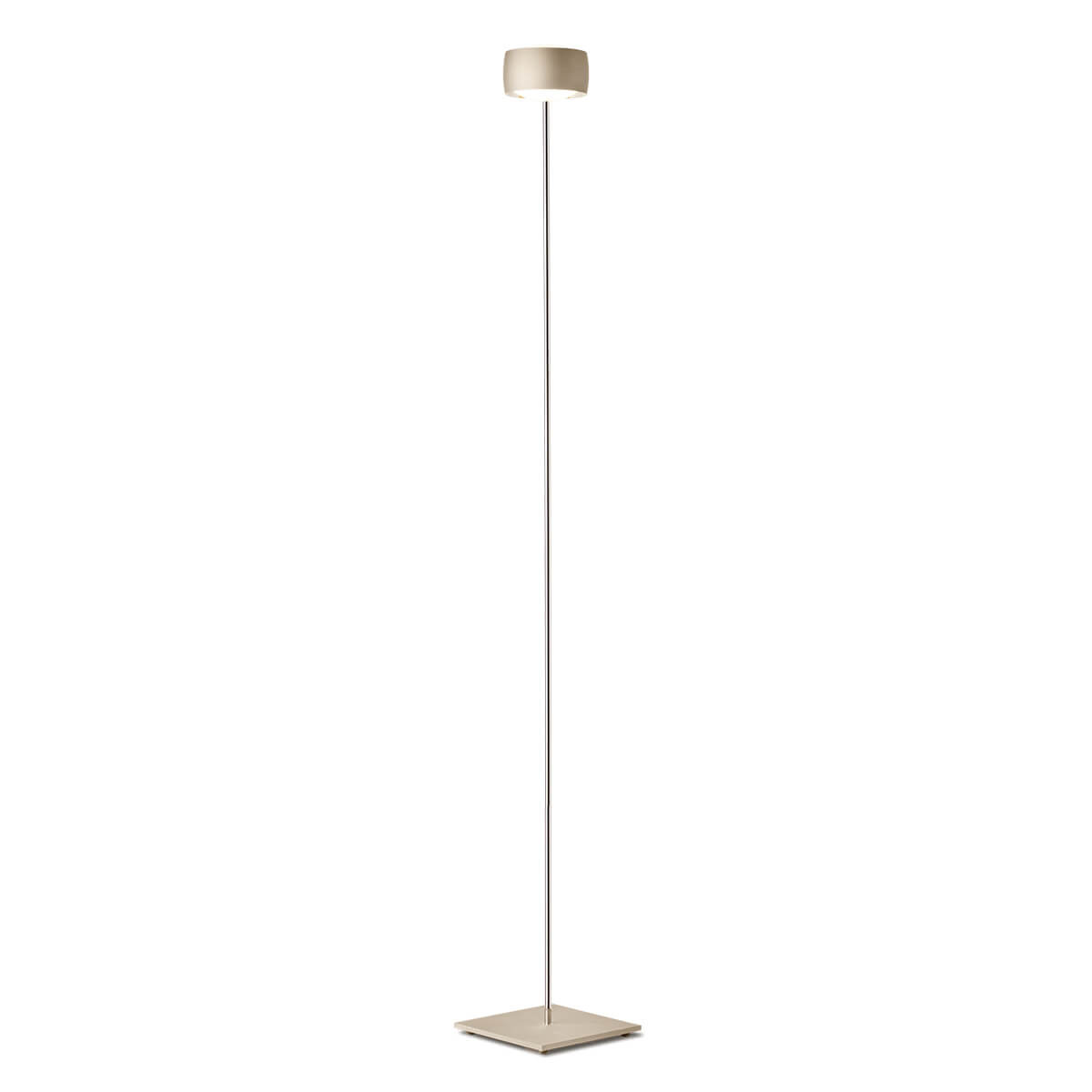 Oligo Grace LED Stehleuchte, Tunable White, Chrom / cashmere matt