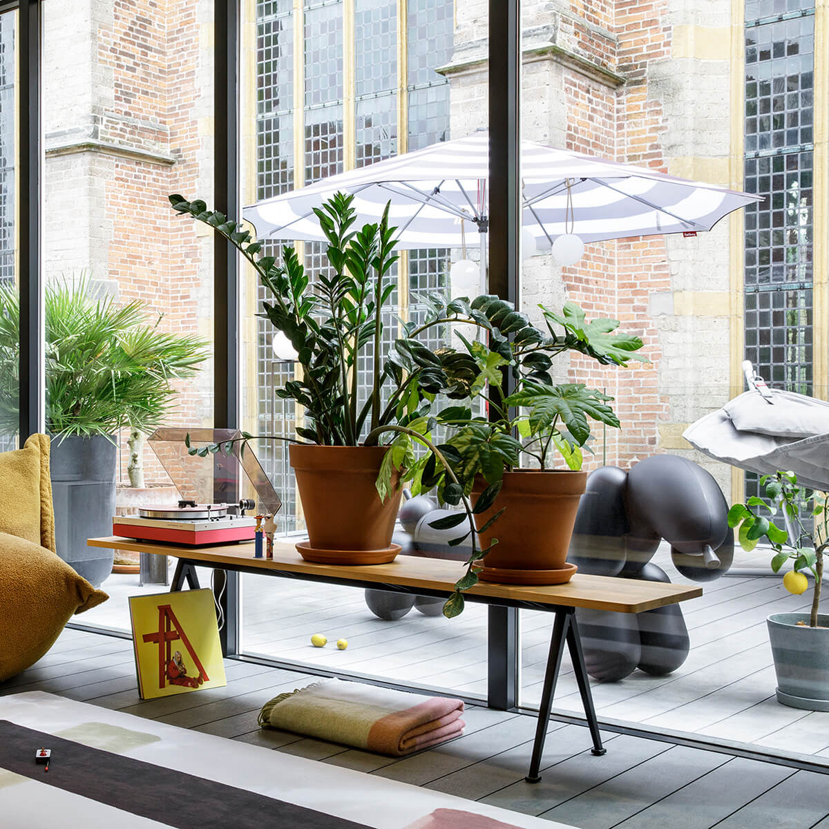 Fatboy Attackle! Bank, schwarz