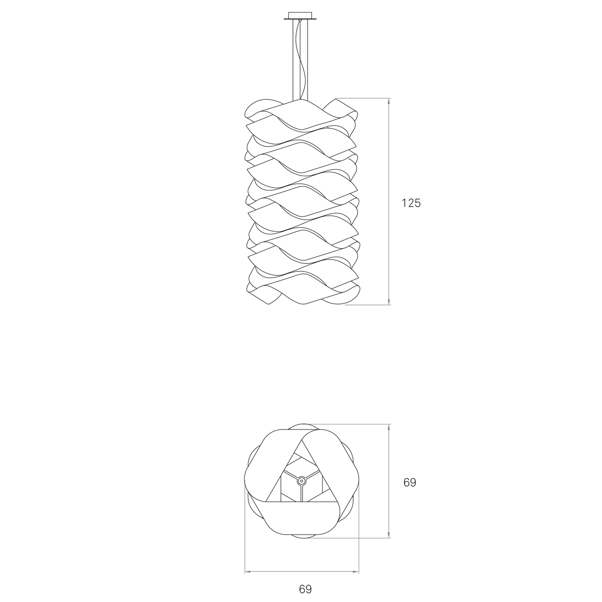 LZF Lamps Link Chain 4 Pendelleuchte