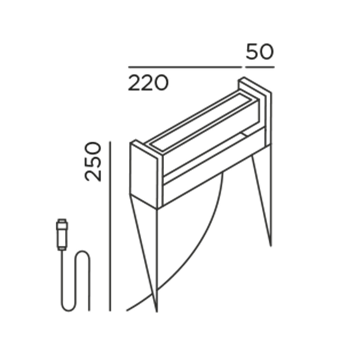 Slat Spike LED Bodenleuchte / Spießstrahler Connect