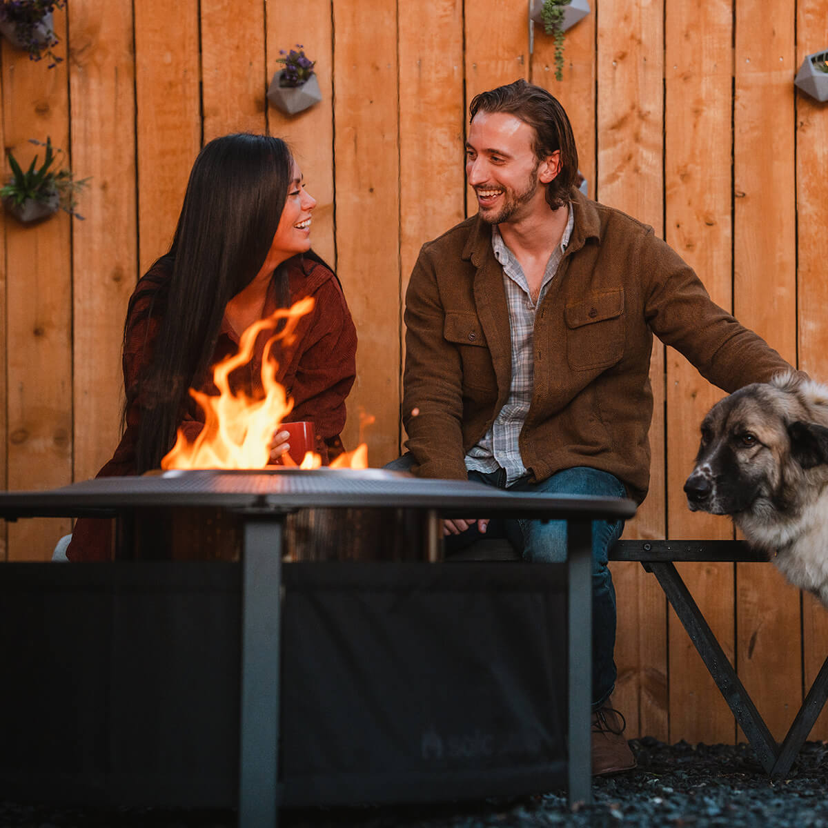 Solo Stove Surround Small Feuerschalentisch, Stahl pulverbeschichtet (Feuerschale nicht inbegriffen)