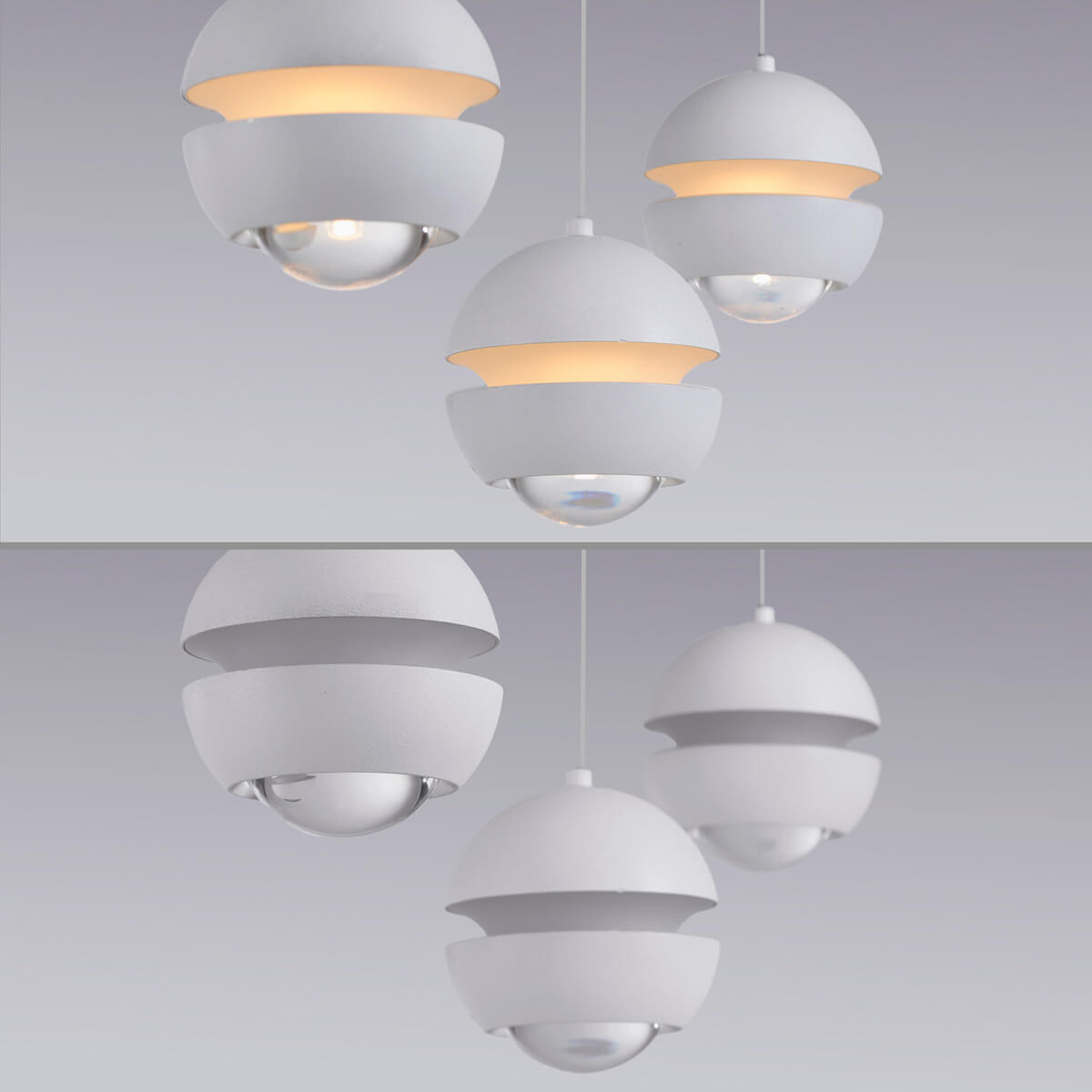 Lini LED Pendelleuchte, 3-flg.