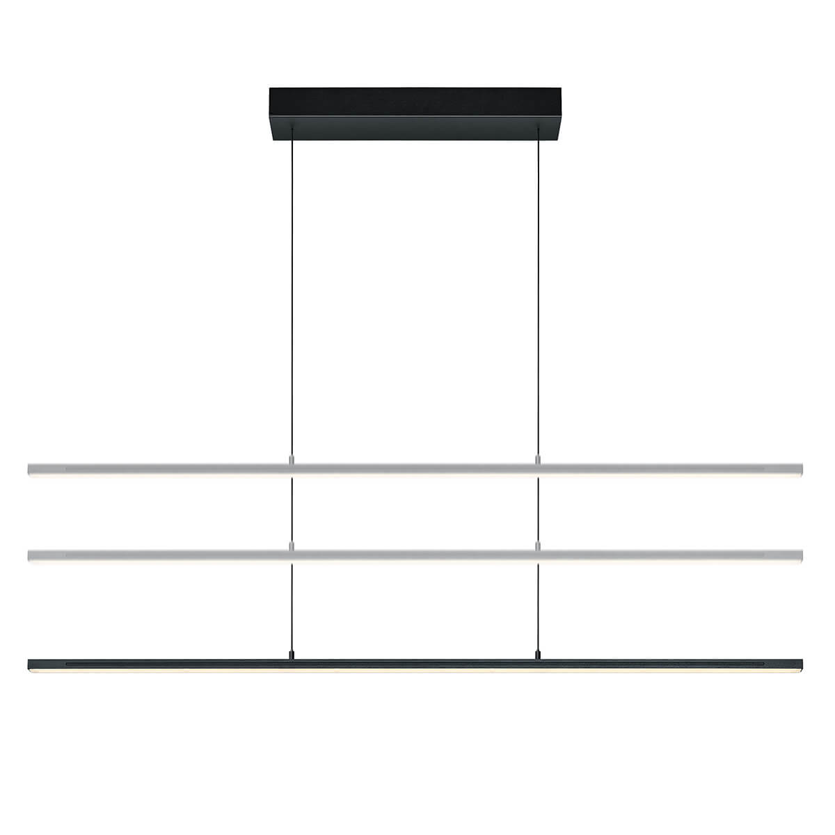 HELL Queens 2.0 LED Pendelleuchte, schwarz, stufenlose Höhenverstellung