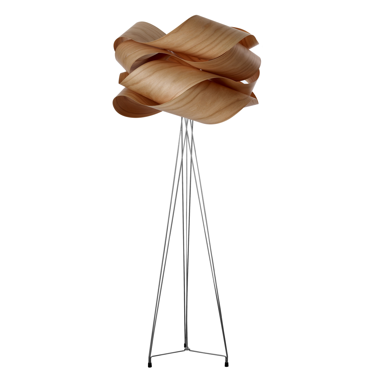 LZF Lamps Link Stehleuchte, Schirm: Kirsche