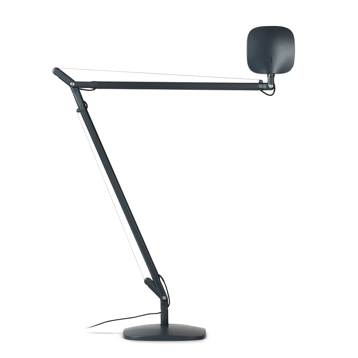 Fontana Arte Volée LED Tischleuchte, dunkelgrau