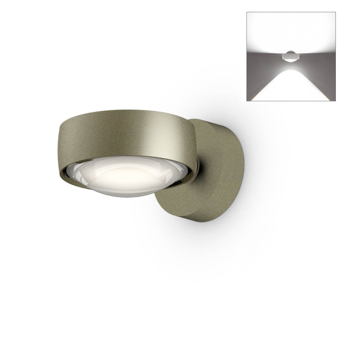 Sento E verticale up air LED Wandleuchte colors by Occhio