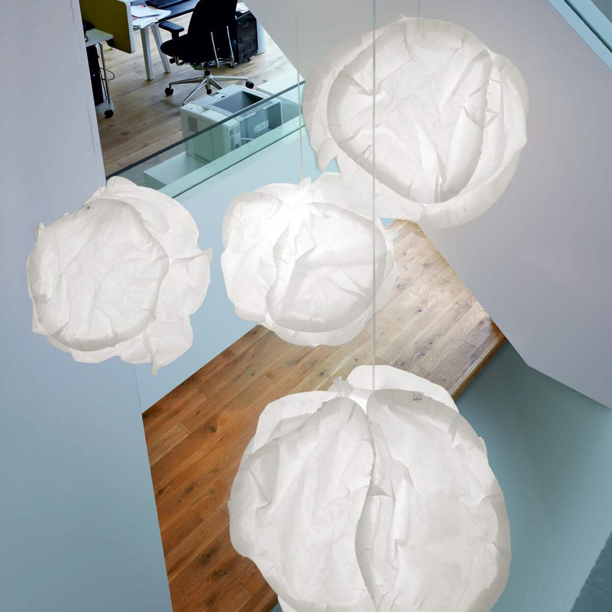 Belux Cloud LED Pendelleuchte, weiß
