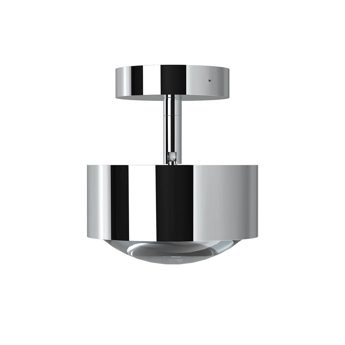 Top Light Puk Maxx Turn Downlight Deckenleuchte, Gehäuse, Chrom, mit Linse klar (nicht inbegriffen)