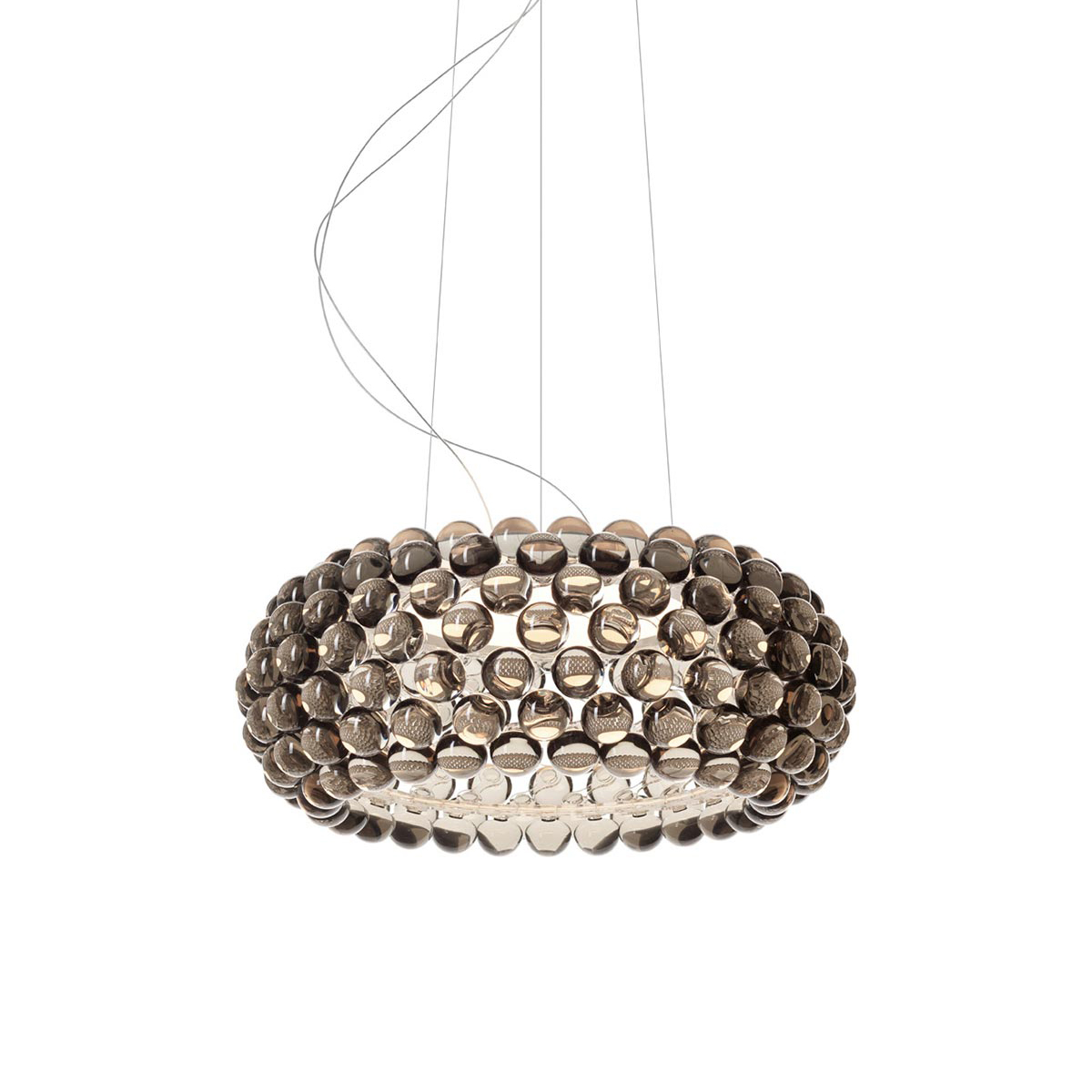 Foscarini Caboche Plus Media Sospensione, grau