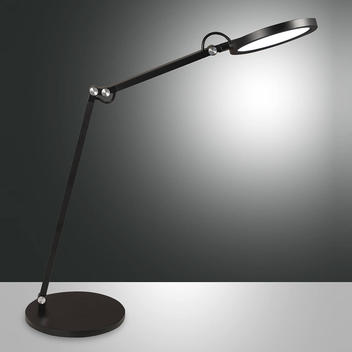 Fabas Luce Regina LED Tischleuchte, schwarz